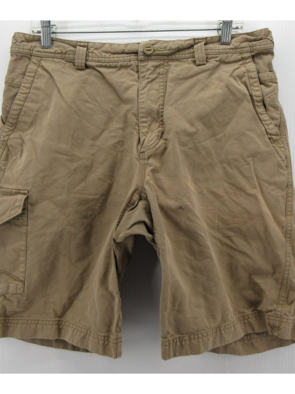 Ibex Shorts 34 Khaki Hemp Organic Cargo Hiking Utility Canvas Outdoor*